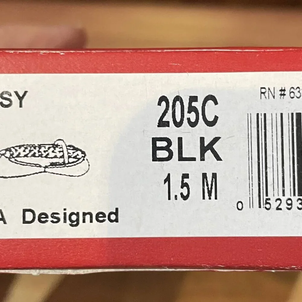 Youth Daisy Ballet Shoes Size 1.5M  Black NWT - Picture 4 of 4